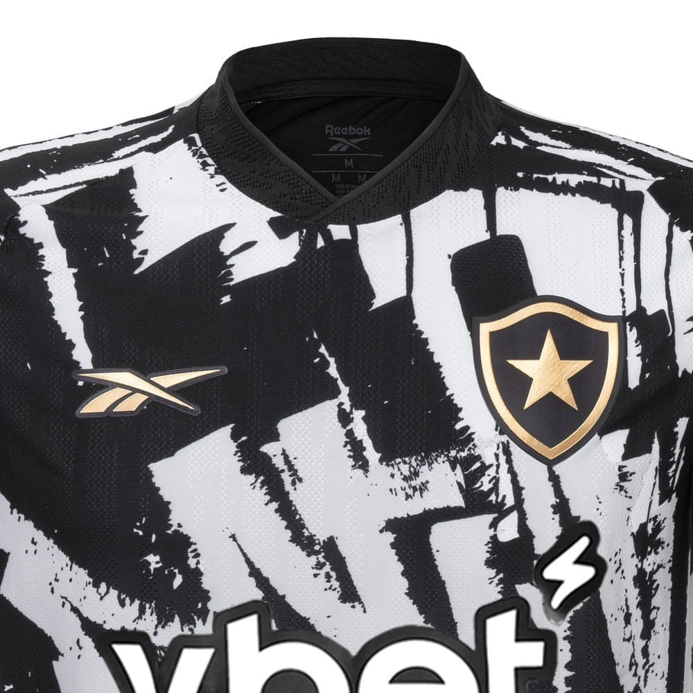 Botafogo IIII Jersey Reebok Fan - White-Black Authentic 2026
