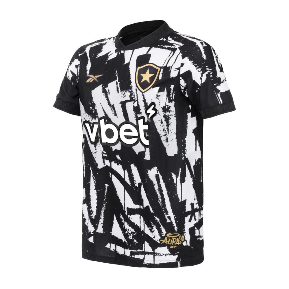 Botafogo IIII Jersey Reebok Fan - White-Black Authentic 2026
