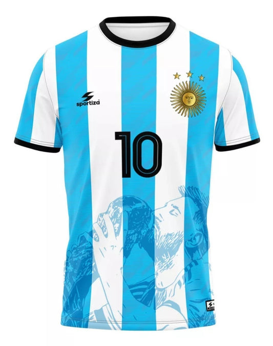Argentina Jersey 10 - Messi World Cup 2022