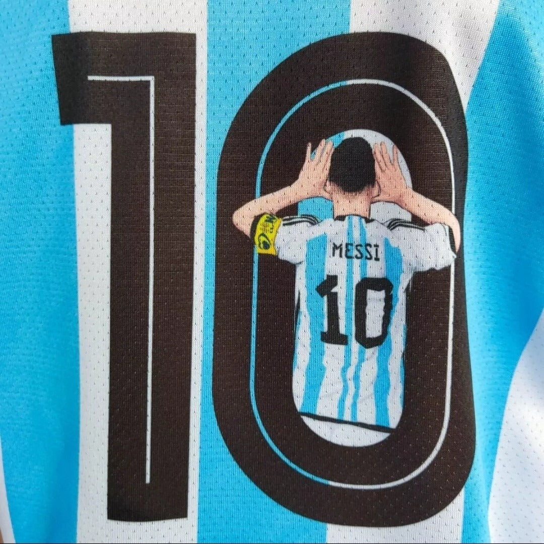 Argentina Jersey 10 - Messi World Cup 2022