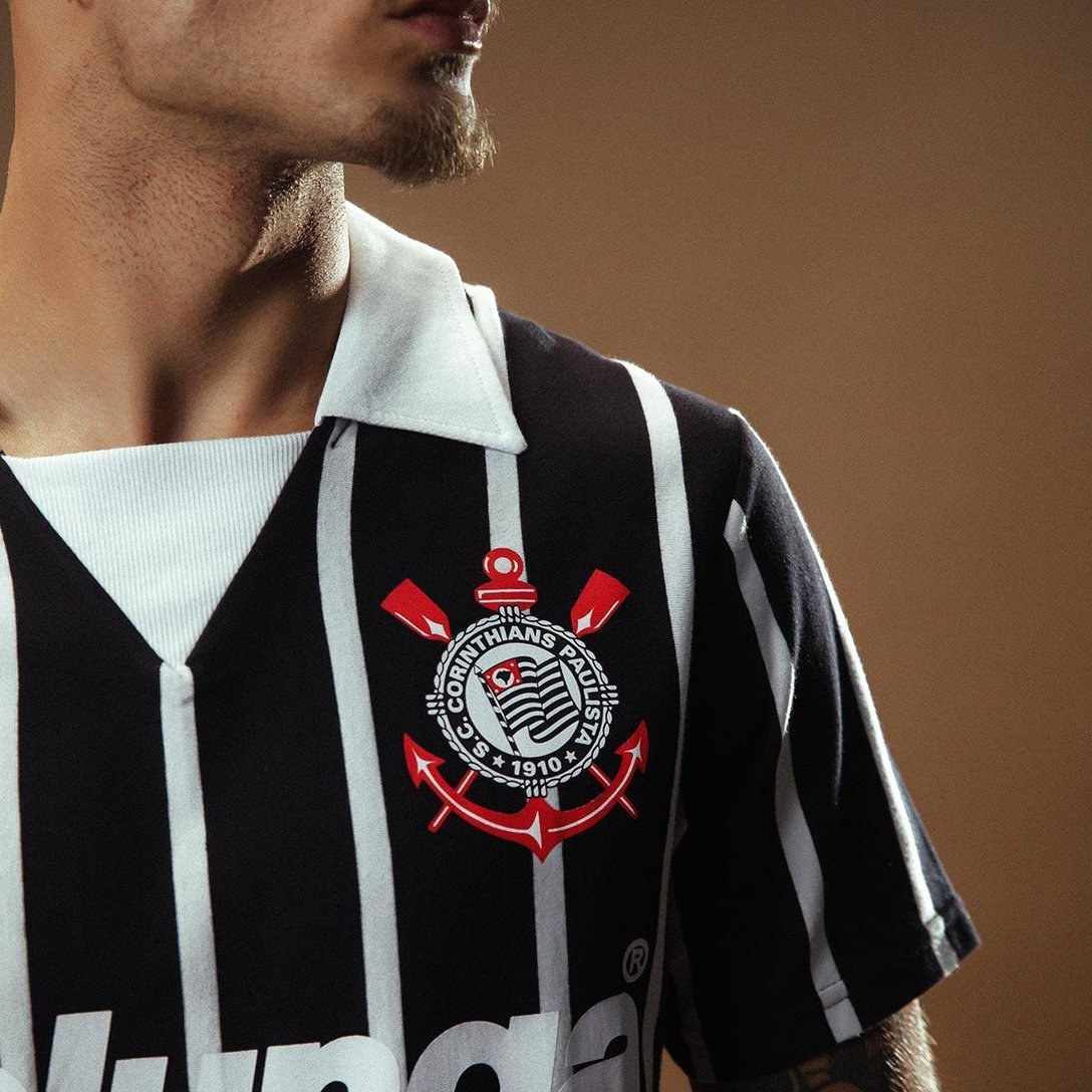 Corinthians Polo Retro Jersey - 1990