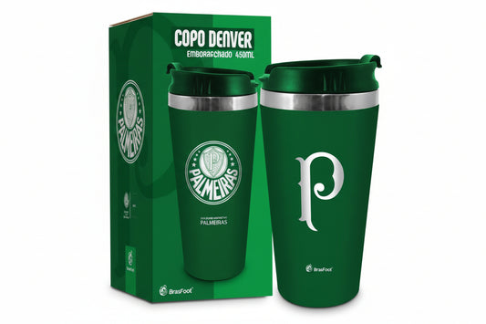 Stainless Steel Tumbler Palmeiras 450ml/15oz!