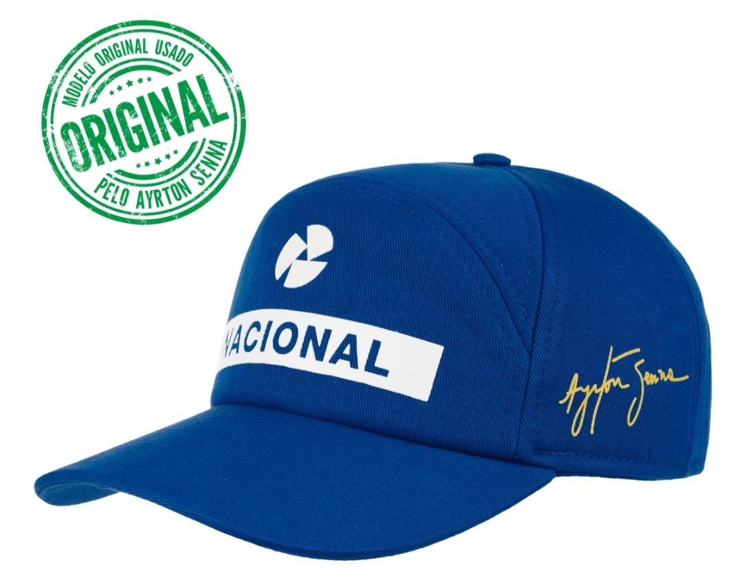 Authentic Ayrton  Senna  Hat National Bank Formula 1