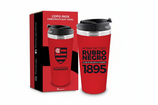 Stainless Steel Tumbler Flamengo 450ml/15oz!