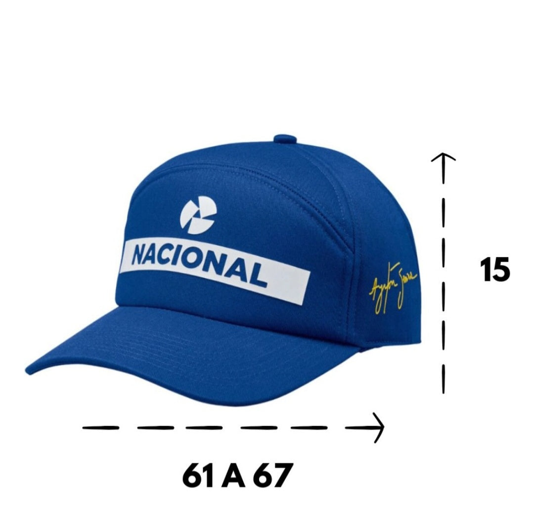 Authentic Ayrton  Senna  Hat National Bank Formula 1