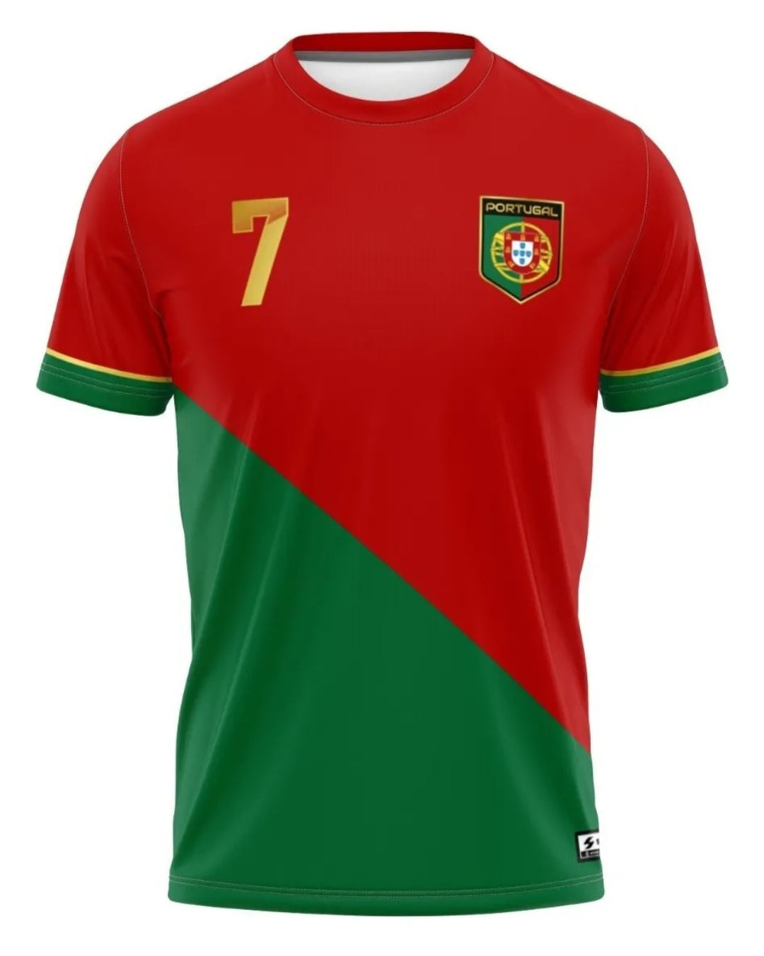 Ronaldo 7 Portugal  Sublimated Soccer Jersey Fan Shirt Adult